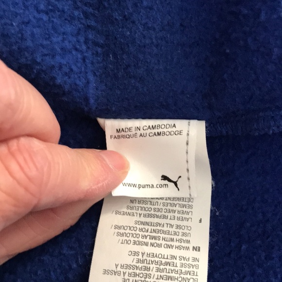 Puma Mens Hoodie, Size XL, Colour Blue - Picture 7 of 11